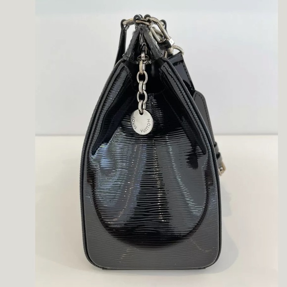 LOUIS VUITTON BREA MM EPI NOIR ELECTRIC HANDLE & SHOULDER BAG - Picture 6 of 16